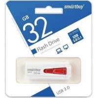 3.0 USB флеш накопитель Smartbuy 32GB IRON White/Red (SB32GBIR-W3)