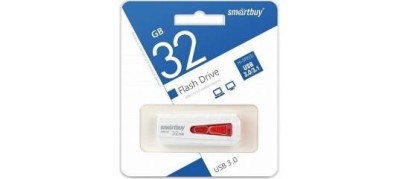 3.0 USB флеш накопитель Smartbuy 32GB IRON White/Red (SB32GBIR-W3) 3.0 USB флеш накопитель Smartbuy 32GB IRON White/Red (SB32GBIR-W3)