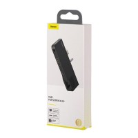 USB хаб Baseus для планшета Surface GO 1USB/1USB-C/RJ45/3.5мм (CAHUB-FG01) черный