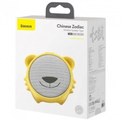 Bluetooth колонка Baseus Tiger E06 IP55 V5.0 (NGE06-A0Y) жёлтая Bluetooth колонка Baseus Tiger E06 IP55 V5.0 (NGE06-A0Y) жёлтая