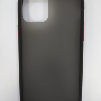Накладка для i-Phone 11 Pro силикон матовая бока цветные черные