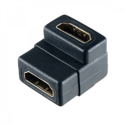 Переходник HDMI (мама) - HDMI (мама) Perfeo (A7009) угловой Переходник HDMI (мама) - HDMI (мама) Perfeo (A7009) угловой
