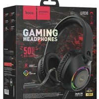 Стереонаушники полноразмерные Hoco W108 Sue Gaming с микрофоном черные
