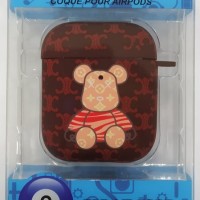 Силиконовый светящийся в темноте чехол для AirPods 1/2 Luxo Kaws рисунок №9