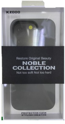 Накладка для i-Phone 15 Pro K-Doo Noble кожаная серая Накладка для i-Phone 15 Pro K-Doo Noble кожаная серая