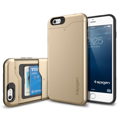 Чехол Spigen для i-Phone 6 Plus Slim Armor CS SGP10913 шампань Чехол Spigen для i-Phone 6 Plus Slim Armor CS SGP10913 шампань