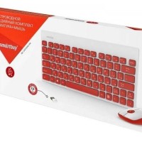 Комплект клавиатура+мышь Smartbuy 220349AG красно-белый (SBC-220349AG-RW) /20