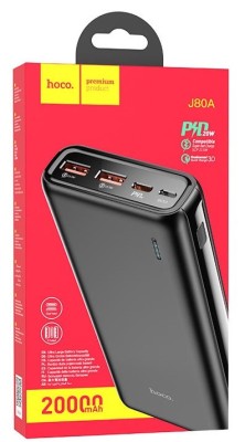 Powerbank Hoco J80A 20000mAh 2USB 3A 22.5W черный Powerbank Hoco J80A 20000mAh 2USB 3A 22.5W черный
