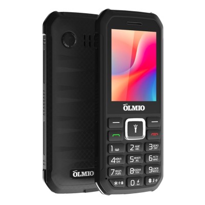 Мобильный телефон Olmio P30 2.4&quot;/320x240/2800mAh/Micro-SIM/3 SIM//MicroSD/0.3Мп/Powerbank черный Мобильный телефон Olmio P30 2.4"/320x240/2800mAh/Micro-SIM/3 SIM//MicroSD/0.3Мп/Powerbank черный