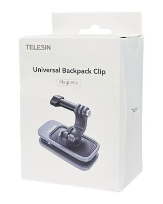 Универсальное крепление-прищепка Telesin Backpack Clip GP-JFM-009 для экшн-камер на рюкзак Универсальное крепление Telesin Backpack Clip GP-JFM-009 для спортивных камер на рюкзак. Универсальная Регулировка всегда правильно снимает.
Прочный захват для устойчивости и устойчивости к сотрясениям.
Быстросъемный гаечный ключ для регулировки всего на 3 секунды.
 Дружественный к коже материал премиум-класса.
Всегда положительный угол независимо от того, как размещен.
 Несколько рядов зубцов и более толстая пружина, поэтому вам не нужно беспокоиться о том, чтобы уронить устройство.
 Магнитное притягивание в любом месте, съемка в любом месте. 360 ° универсальные регуляторы всегда положительный угол. Нормальный зажим для рюкзака ограничивает угол. Зажим рюкзака должен быть отрегулирован для переключения угла, что более хлопотно. Материал продукта: 316 нержавеющая сталь, ПК, ТПУ, углеродистая сталь.