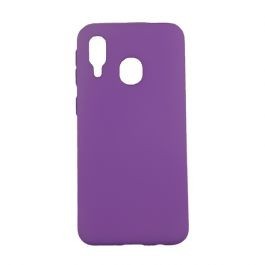 Накладка для Samsung Galaxy A40 Silicone cover фиолетовая Накладка для Samsung Galaxy A40 Silicone cover фиолетовая