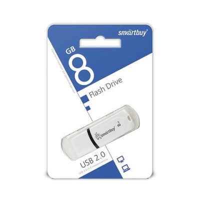USB флеш накопитель Smartbuy 8GB Paean White (SB8GBPN-W) USB флеш накопитель Smartbuy 8GB Paean White (SB8GBPN-W)