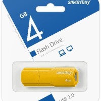 USB флеш накопитель SmartBuy 4GB Clue Yellow (SB4GBCLU-Y)