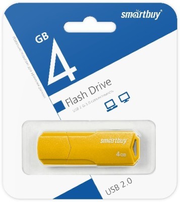 USB флеш накопитель SmartBuy 4GB Clue Yellow (SB4GBCLU-Y) USB флеш накопитель SmartBuy 4GB Clue Yellow (SB4GBCLU-Y)