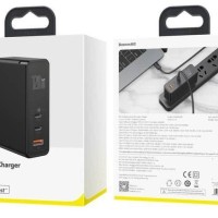 Сетевое зар. устр. Baseus GaN Mini Quick Charger 1USB+2C 120W (CCGAN-J01) черное