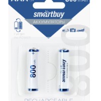 Аккумулятор NiMh Smartbuy AAA/2BL 800 mAh (24/240) (SBBR-3A02BL800)