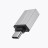 OTG Type-C на USB3.0 - Borofone - серый