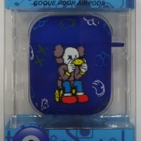 Силиконовый светящийся в темноте чехол для AirPods 1/2 Luxo Kaws рисунок №10