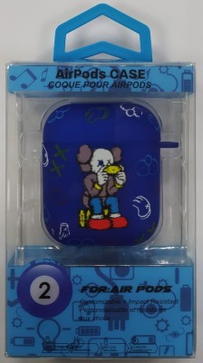 Силиконовый светящийся в темноте чехол для AirPods 1/2 Luxo Kaws рисунок №10 Силиконовый светящийся в темноте чехол для AirPods 1/2 Luxo Kaws рисунок №10
