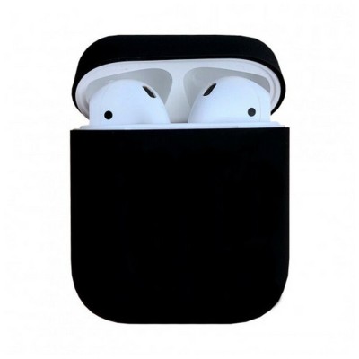 Силиконовый чехол для AirPods черный Силиконовый чехол для AirPods черный