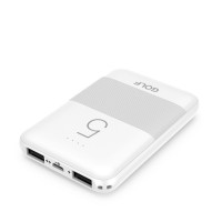 Powerbank GOLF G95 5000mAh 2USB белый