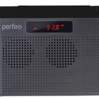 Портативный радиоприемник Perfeo Тайга 6Вт/FM/AUX/USB/MicroSD PF_B4941 серый