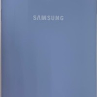 Накладка для Samsung Galaxy J6 Plus 2018 Silicone cover голубая