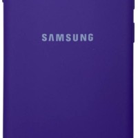 Накладка для Samsung Galaxy S10 Silicone cover фиолетовая