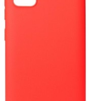 Накладка для Samsung Galaxy A71 Silicone cover без логотипа красная