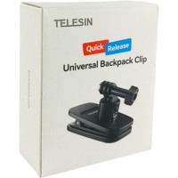 Универсальное крепление-прищепка Telesin Backpack Clip S2-JFM-01 для экшн-камер на рюкзак