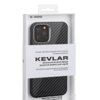 Накладка для i-Phone 15 Pro Max K-Doo Mag Kevlar карбон черная