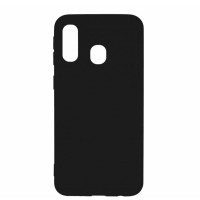 Накладка для Samsung Galaxy A40 Silicone cover черная