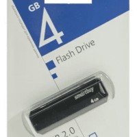 USB флеш накопитель Smartbuy 4GB Clue Black (SB4GBCLU-K)