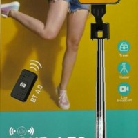 Монопод с пультом ДУ Hoco K18 BT4.0/4.5"-7"/97см черный
