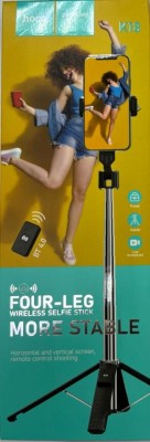 Монопод с пультом ДУ Hoco K18 BT4.0/4.5&quot;-7&quot;/97см черный Монопод с пультом ДУ Hoco K18 BT4.0/4.5"-7"/97см черный