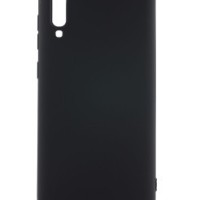 Чехол-накладка для Samsung Galaxy A70 силикон матовый чёрный