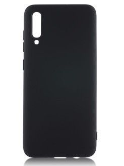 Чехол-накладка для Samsung Galaxy A70 силикон матовый чёрный Чехол-накладка для Samsung Galaxy A70 силикон матовый чёрный