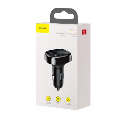 FM трансмиттер Baseus T-Typed Bluetooth MP3 Charger 2USB (CCTM-01) черный FM трансмиттер Baseus T-Typed Bluetooth MP3 Charger 2USB (CCTM-01) черный