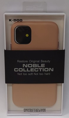 Накладка для i-Phone 11 K-Doo Noble кожаная пудро Накладка для i-Phone 11 K-Doo Noble кожаная пудро
