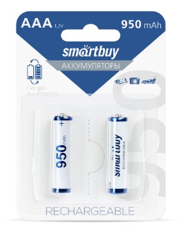 Аккумулятор NiMh Smartbuy AAA/2BL 950 mAh (24/240) (SBBR-3A02BL950) Аккумулятор NiMh Smartbuy AAA/2BL 950 mAh (24/240) (SBBR-3A02BL950)