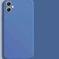 Накладка для Samsung Galaxy A05 Silicone cover синяя