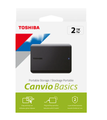 Внешний HDD Toshiba Canvio Basics 2TB (HDTB520EK3AA) черный Брэнд
TOSHIBA
Модель
HDTB410EK3AA
Тип диска по исполнению 
портативный
Тип диска
HDD
Форм-фактор диска 
2.5 "
Количество дисков в устройстве 
один
Объем накопителя 
1 ТБ
Интерфейсы 
USB 3.0