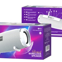 Bluetooth колонка Borofone BR3 Rich sound IPX5 TWS BT5.0 серая