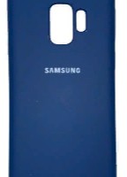 Накладка для Samsung Galaxy S9 Silicone cover синяя