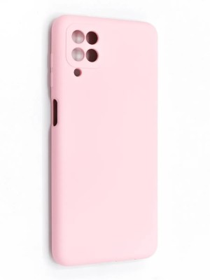 Накладка для Samsung Galaxy A12 Silicone cover розовый Накладка для Samsung Galaxy A12 Silicone cover розовый