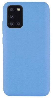 Накладка для Samsung Galaxy A41 Silicone cover голубая Накладка для Samsung Galaxy A41 Silicone cover голубая