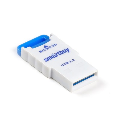 Картридер Smartbuy 707 USB - microSD (SBR-707-B) голубой Картридер Smartbuy 707 USB - microSD голубой (SBR-707-B)