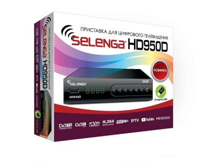 ТВ-приставка для приема цифрового телевидения Selenga HD950D ТВ-приставка для приема цифрового телевидения Selenga HD950D
