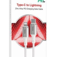 Usb Кабель-зарядка Type-C на Lightning Hoco X66 Howdy 20W 1м силиконовый белый