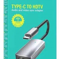 Кабель-переходник Hoco UA20 Type-C (папа) на HDMI 4K (мама) серый